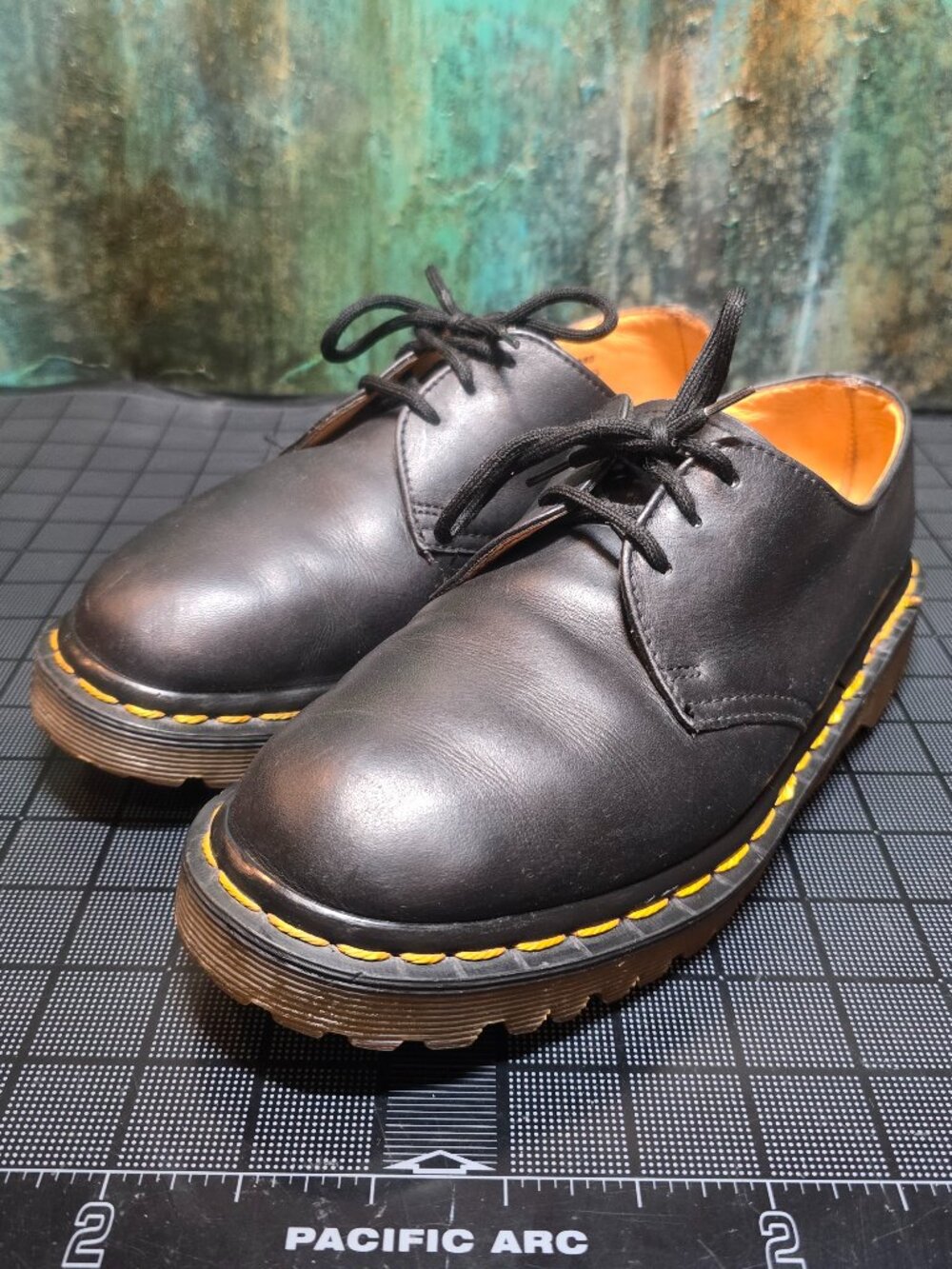 Dr Martens 1461 Made in England UK 5 US Mens 6 Womens 7 Black Leather Shoes